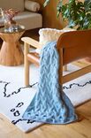 Lana Grossa PLAID IN VERSPRONGEN KABELPATROON Alta Moda Alpaca