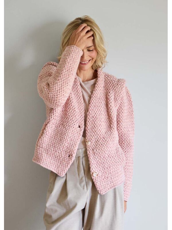 Lana Grossa VEST IN GEVLOCHTEN PATROON Lala Berlin Lovely Cotton