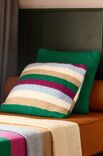 Lana Grossa TWEE KUSSENHOEZEN IN TRICOTSTEEK Ecopuno Chunky