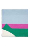 Lana Grossa PLAID IN TRICOTSTEEK MET STREPEN Soffio