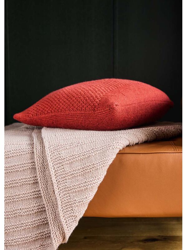 Lana Grossa KUSSENHOES IN TRICOTSTEEK EN GERSTEKORREL Alta Moda Cashmere 16