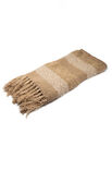 Lana Grossa GESTREEPTE DEKEN MET FRANJES Winter Softness, Basta, Cosmo & Orsetto