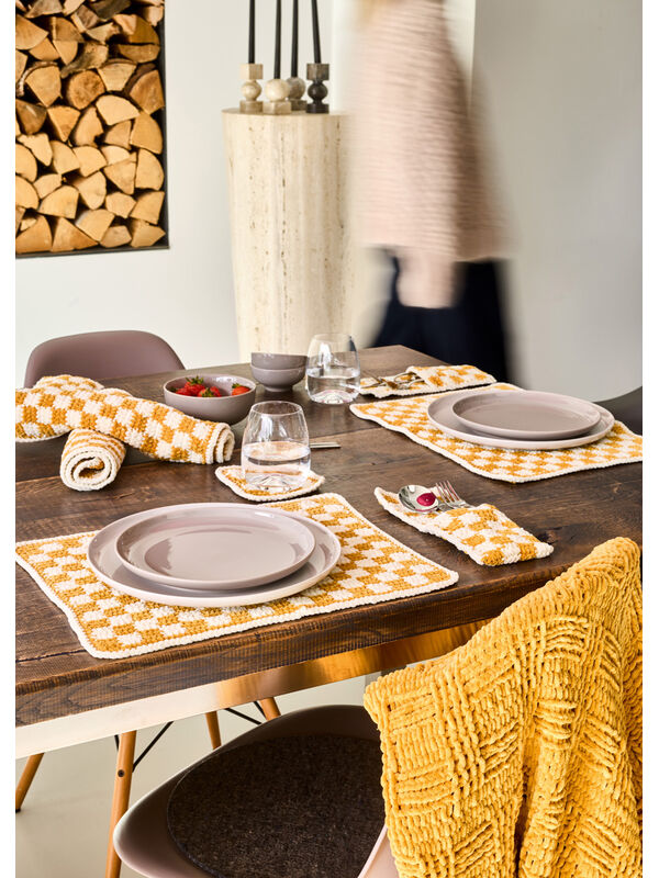 Lana Grossa VIER PLACEMATS IN RUITPATROON The Look Fine