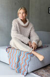 Lana Grossa COLTRUI IN ROOSJESPATROON Mohair Moda