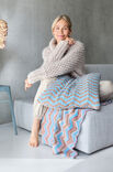 Lana Grossa COLTRUI IN ROOSJESPATROON Mohair Moda