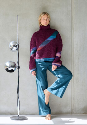 TRUI MET INTARSIA Orsetto & Bomba van Lana Grossa