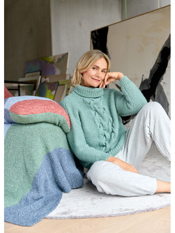 Lana Grossa TRUI MET KABELS Alta Moda Cashmere 16