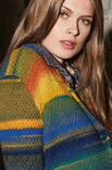 Lana Grossa REVERSVEST IN GROTE GERSTEKORREL Cinque Multi