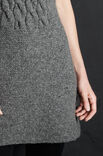 Lana Grossa JURK MET KABELINZET Alta Moda Alpaca