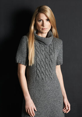 JURK MET KABELINZET Alta Moda Alpaca van Lana Grossa