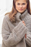 Lana Grossa VEST IN BOORDPATROON Cloud