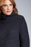 Lana Grossa TRUI IN RIBBELPATROON MET STAANDE BOORD Alta Moda Cashmere 16