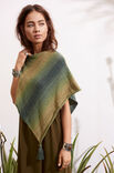 Lana Grossa PONCHO MET KWASTJES Summer Lace Dégradé