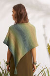 Lana Grossa PONCHO MET KWASTJES Summer Lace Dégradé