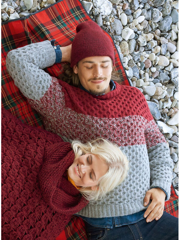 Lana Grossa HERENTRUI IN RAATPATROON Cashmere 16 Fine
