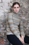 Lana Grossa TRUI IN HALVE PATENTSTEEK Cashmere 16 Fine Dégradé