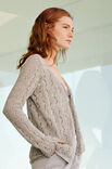 Lana Grossa VEST IN ZIGZAGAJOURPATROON Ecopuno