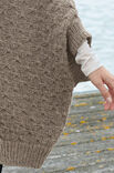 Lana Grossa CAPE-VEST IN VLINDERPATROON
