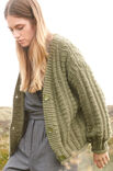 Lana Grossa VEST IN BOORDSTEEK-STRUCTUURPATROON Lala Berlin Lovely Cotton