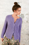 Lana Grossa VEST MET RONDE PAS IN HALVE PATENTSTEEK Brigitte No. 2