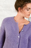 Lana Grossa VEST MET RONDE PAS IN HALVE PATENTSTEEK Brigitte No. 2