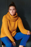 Lana Grossa TRUI IN WEEFSTRUCTUURPATROON Lala Berlin Lovely Cotton