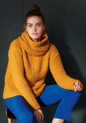 TRUI IN WEEFSTRUCTUURPATROON Lala Berlin Lovely Cotton van Lana Grossa