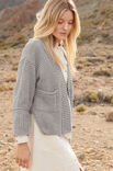 Lana Grossa VEST IN STRUCTUURPATROON Fourseason