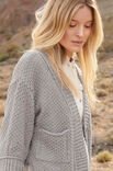 Lana Grossa VEST IN STRUCTUURPATROON Fourseason