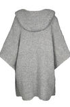 Lana Grossa PONCHO MET MUTS IN TRICOTSTEEK MET BIEZEN IN PATROON MET LANGGETROKKEN STEKEN Lala Berlin Lovely Cotton