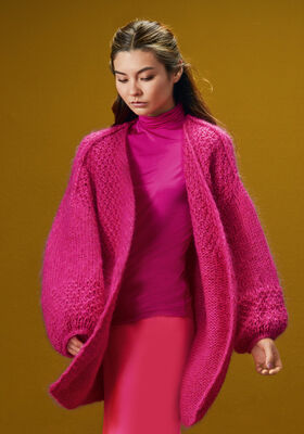VEST MET BALLONMOUWEN Brigitte No. 2 & Brigitte No. 3 van Lana Grossa