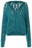 Lana Grossa VEST IN AJOURPATROON Linarte & Silkhair