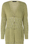 Lana Grossa MANTEL MET RELIEF- EN AJOURPATROON Elastico