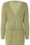 Lana Grossa MANTEL MET RELIEF- EN AJOURPATROON Elastico