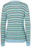 Lana Grossa VEST IN BLOEMENPATROON Ecopuno