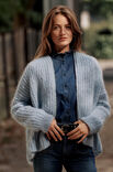 Lana Grossa VEST IN HALVE PATENTSTEEK Brigitte No. 3