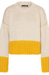Lana Grossa TRUI IN TRICOTSTEEK MET OPGEHAAKTE KETTINGSTEKEN Lala Berlin Lovely Cotton