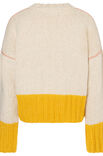 Lana Grossa TRUI IN TRICOTSTEEK MET OPGEHAAKTE KETTINGSTEKEN Lala Berlin Lovely Cotton