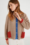 Lana Grossa RAGLANVEST IN TRICOTSTEEK Silkhair
