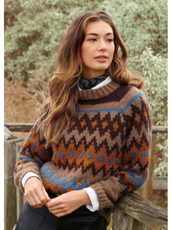 Lana Grossa RAGLANTRUI IN JACQUARDPATROON Alta Moda Cashmere 16
