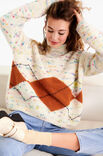 Lana Grossa TRUI IN RUITENINTARSIA Lala Berlin Lovely Cotton Inserto & Brigitte No. 2