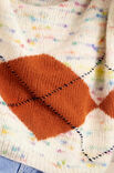 Lana Grossa TRUI IN RUITENINTARSIA Lala Berlin Lovely Cotton Inserto & Brigitte No. 2