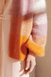 Lana Grossa VEST MET KLEURVERLOOP Silkhair