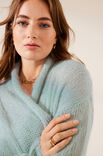 Lana Grossa MANTEL IN TRICOTSTEEK Silkhair