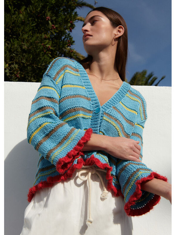 Lana Grossa VEST MET RUCHE Elastico, Dodici, Promessa & Per Tutti