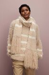 Lana Grossa GESTREEPTE TRUI IN TRICOTSTEEK Basta & Cool Merino Big