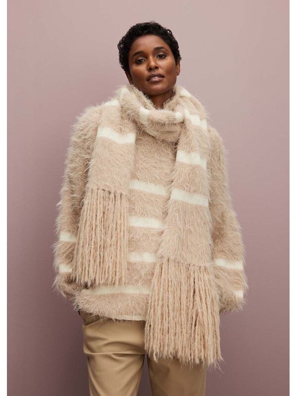 Lana Grossa GESTREEPTE TRUI IN TRICOTSTEEK Basta & Cool Merino Big