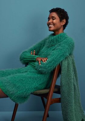 JURK IN TRICOTSTEEK Basta & Cool Merino Big van Lana Grossa