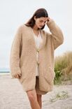 Lana Grossa LANG VEST IN TRICOTSTEEK MET OPGENAAIDE ZAKKEN Royal Alpaca