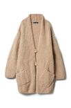 Lana Grossa LANG VEST IN TRICOTSTEEK MET OPGENAAIDE ZAKKEN Royal Alpaca